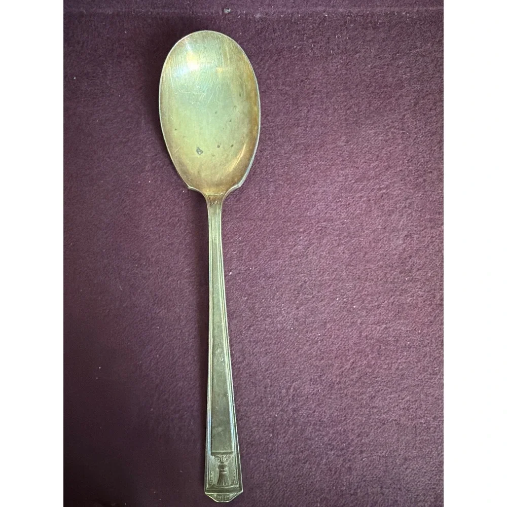 Holmes & Edwards Century Silverplate Teaspoon Art Deco Super Plate Vintage Spoon